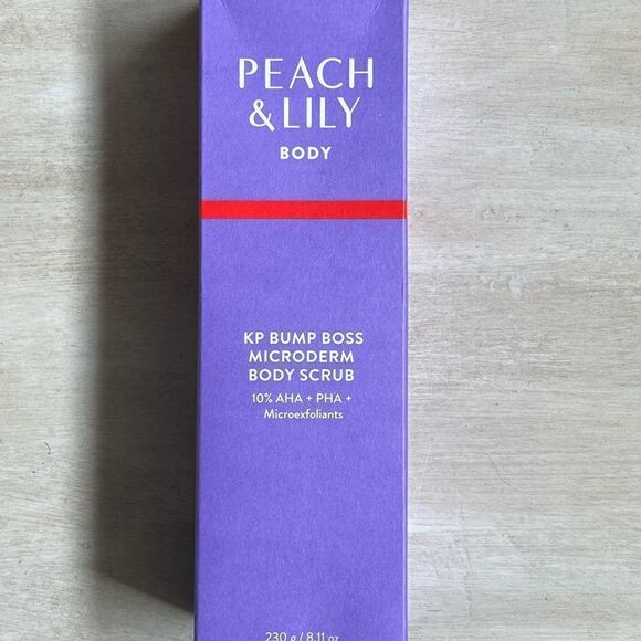 PEACH & LILY KP Bump Boss Microderm Body Scrub microexfoliant sealed in box - Picture 2 of 5